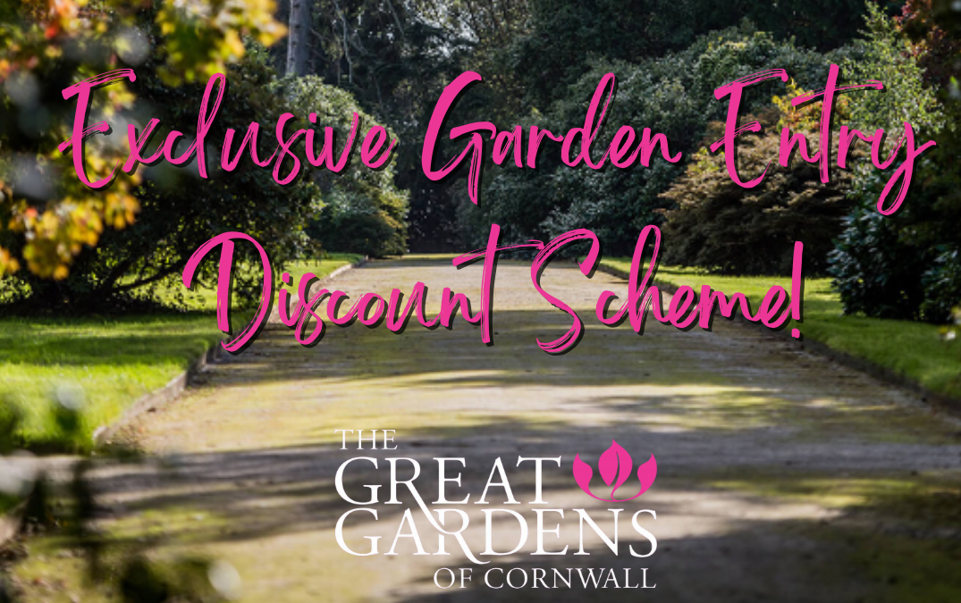 New for 2023: Great Gardens of Cornwall Discount Scheme